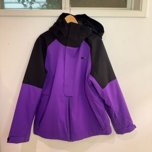 Purple and Black Snow Jacket